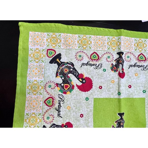 Vintage Portugal table topper - vintage linens 28”x28” - Picture 7 of 10